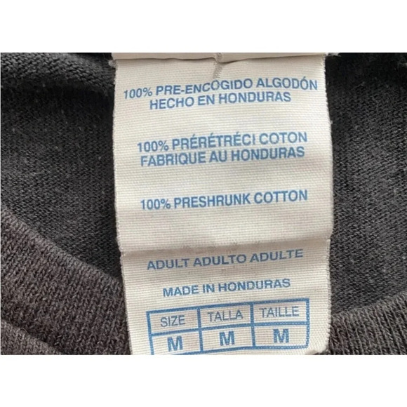 NASA T Shirt Mens Medium Dark Gray Blue Red. Preowned Loved T-Shirt Some Fading - Picture 6 of 7